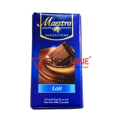 Chocolat au lait Maestro Tablette de 90g